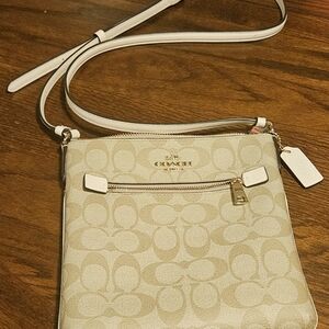 Coach Cream Crossbody Bag